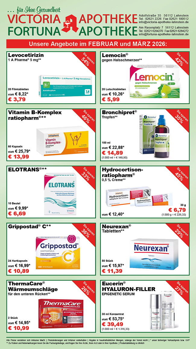 Angebote Februar März 2026