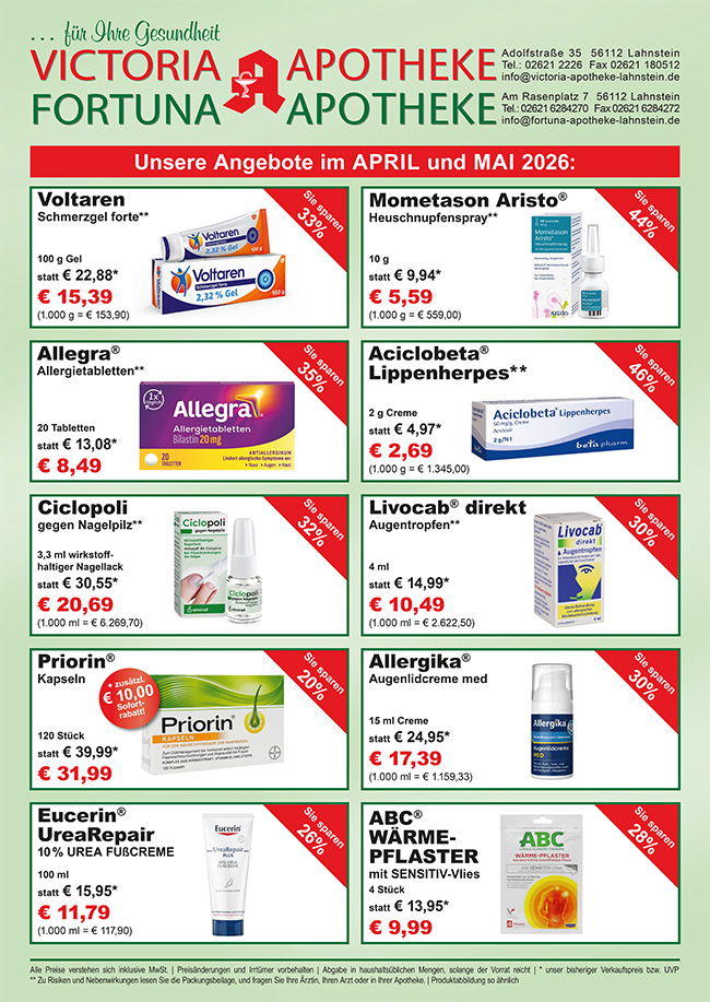 Angebote April Mai 2026