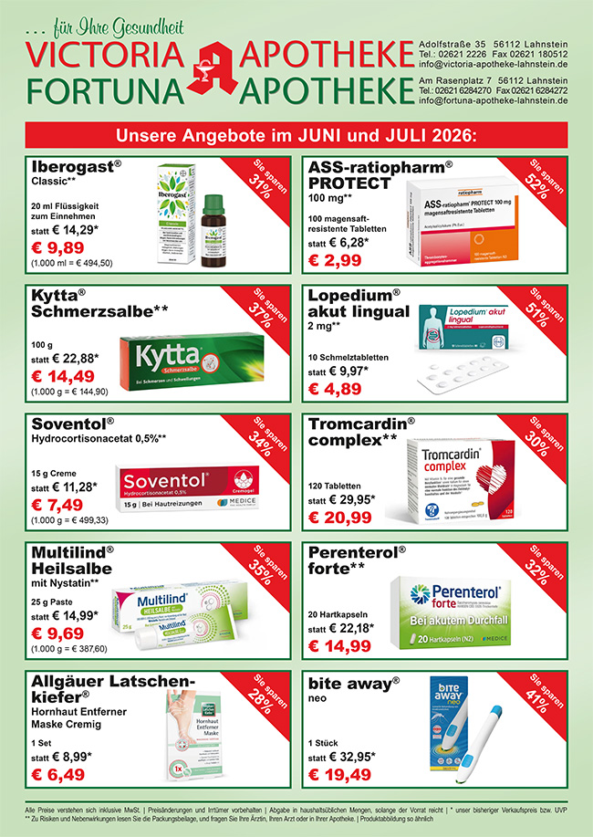 Angebote Juni Juli 2026